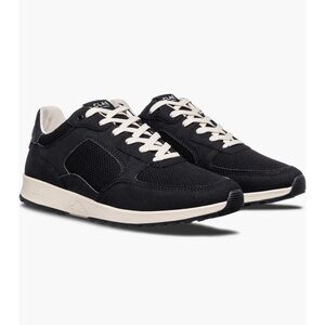 Clae Men's Black and Cream Sneakers